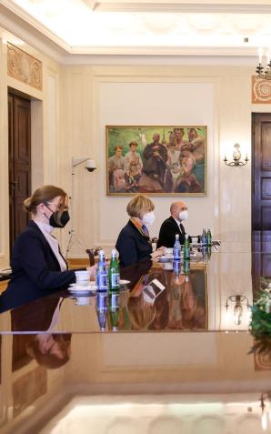 Spotkanie Prezydenta z Sekretarz Generalną OBWE